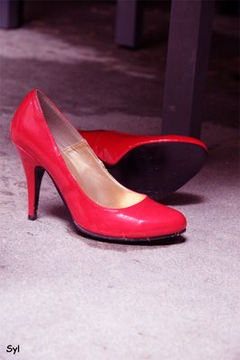 Tacones rojos.